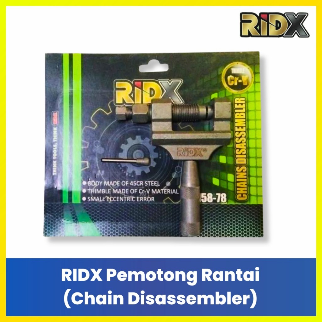 RIDX Alat Pembuka Pemutus Rantai Chain Cutter Breaker Riveting Tool Kit