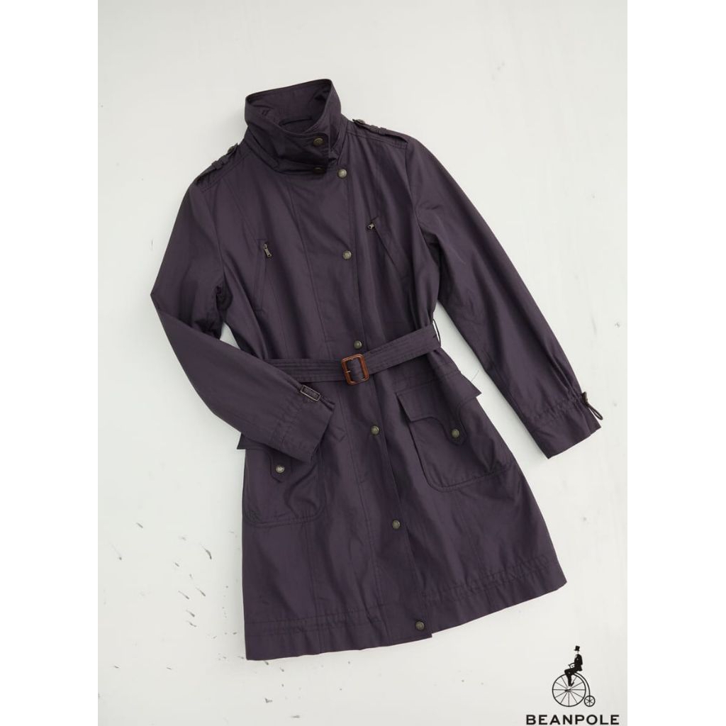 Bean Pole Coat Ungu Lucu
