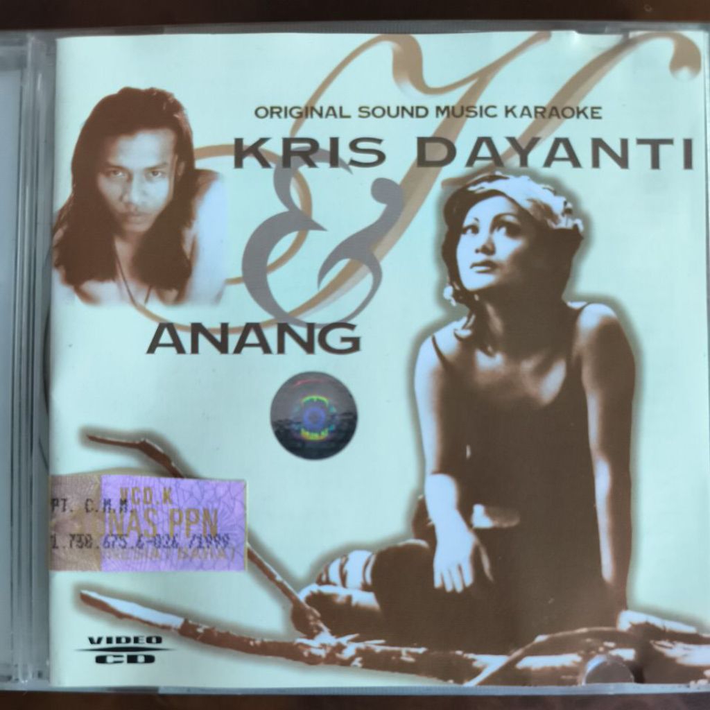 VCD Musik Original Sound Music Karaoke KRISDAYANTI & ANANG