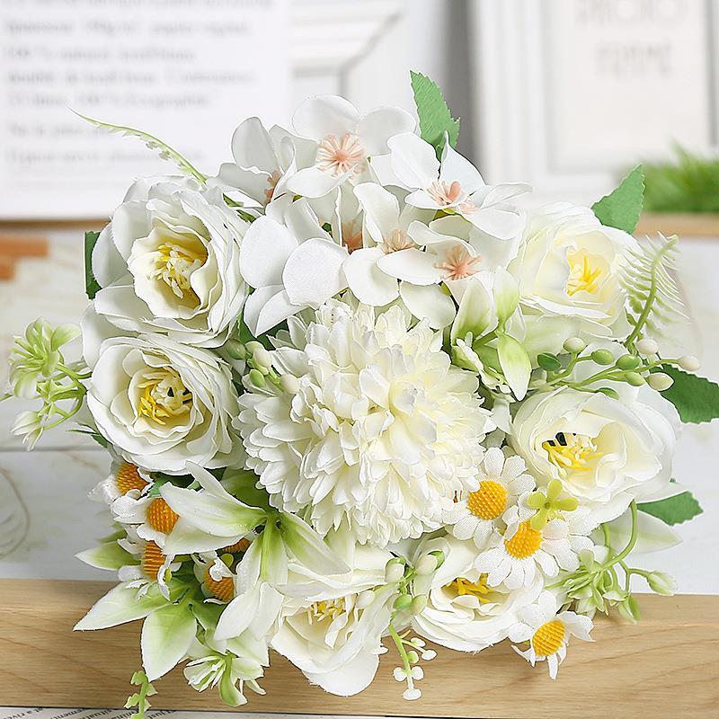 Hiasan Bunga Tiruan Berkualitas Tinggi Hiasan Bunga Kering bunga hiasan ruang tamu-Penjualan grosir