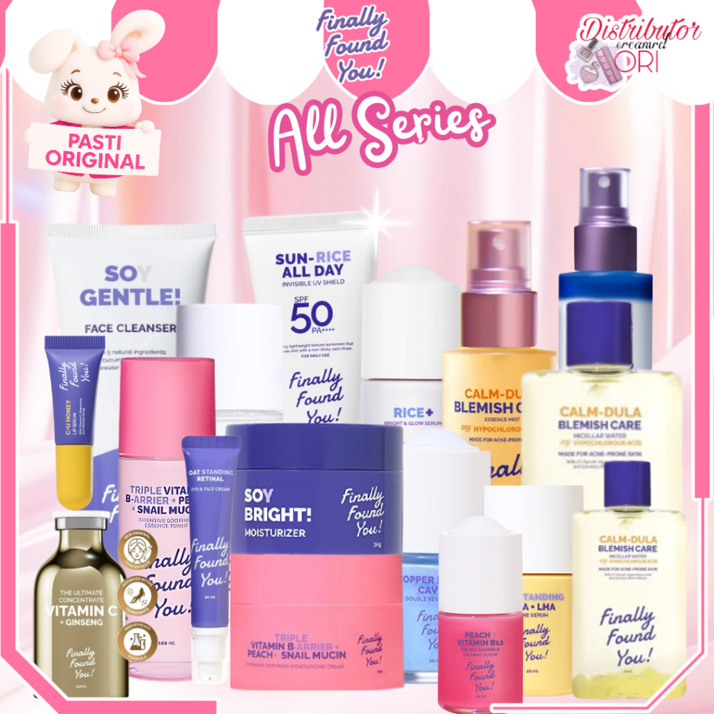 FINALLY FOUND YOU | Soy Gentle Face Cleanser | Hydriceing Brightening Essence Booster | Moisturizer 