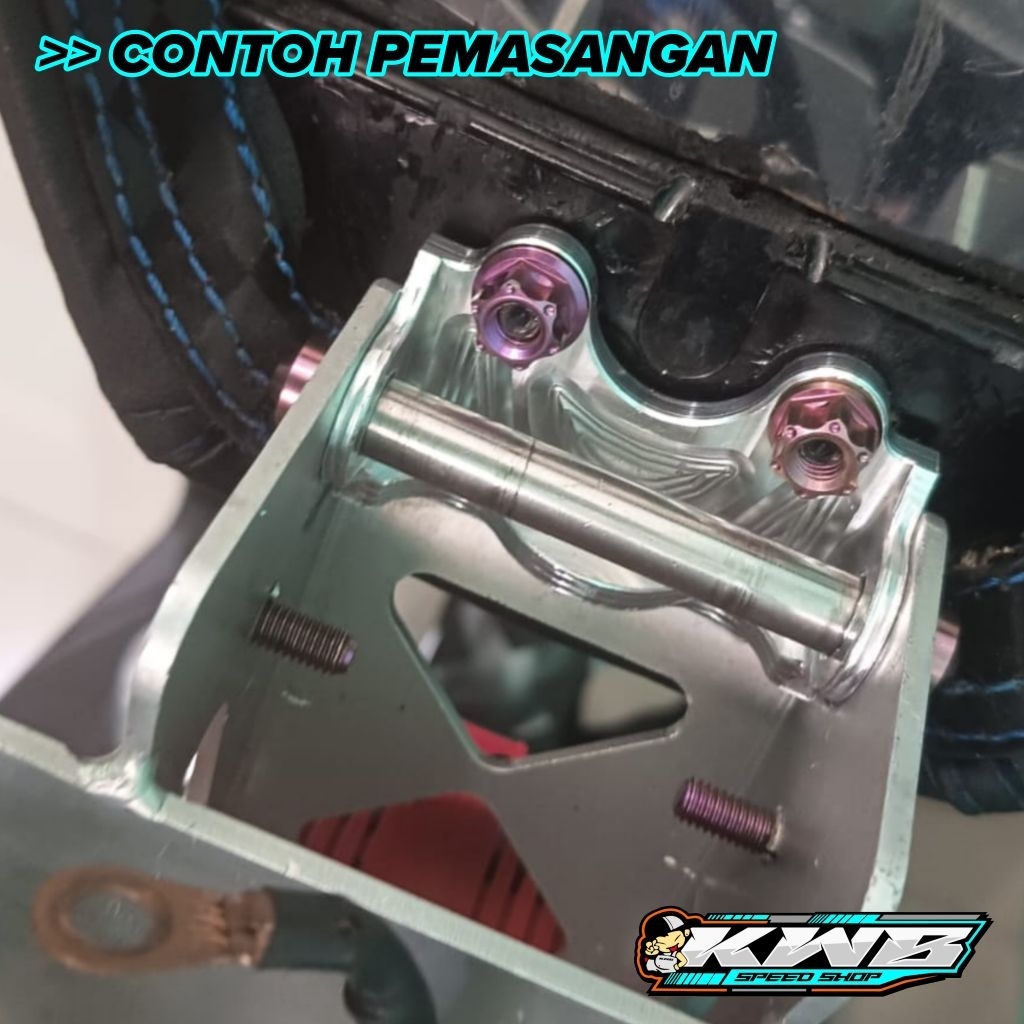 Engsel jok breket engsel jok yamaha matic Engsel Jok Cnc Yamaha Mio Sporty / Mio Smile Full Cnc Almu