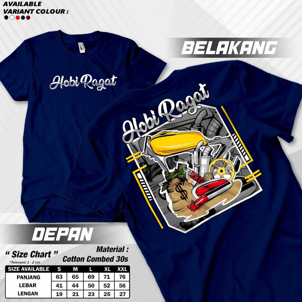 kaos Hobi Ragat tiger herex kaos herex tigerline kaos honda tiger TIGER03