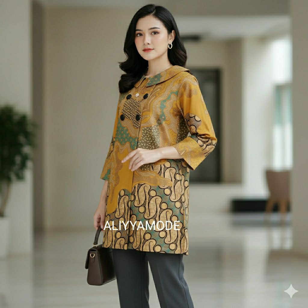 Tunik Nayaka Batik Solo Tunik Batik Wanita