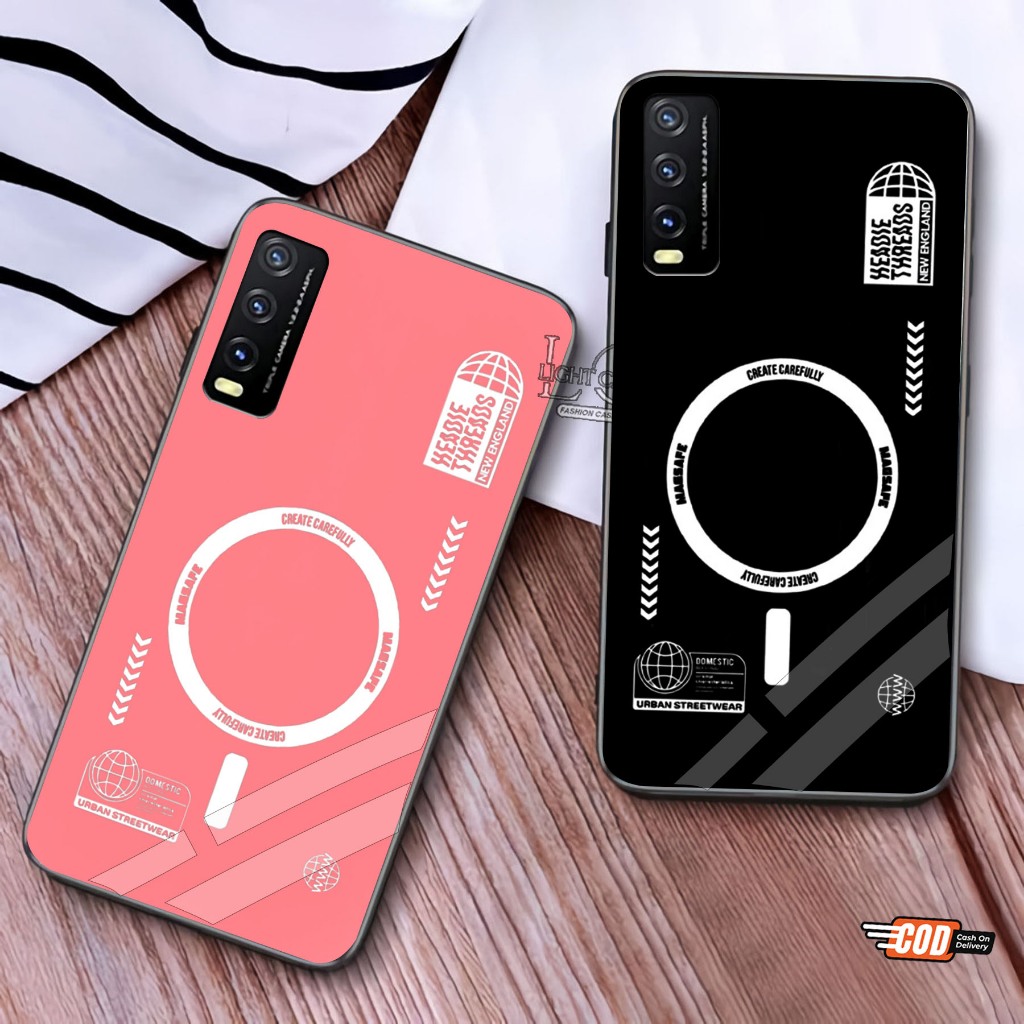 Cassing glossy Untuk Vivo Y20 Y20S Y12S Terbaru - Softcase Gambar Fashion Printing {  Limited Editio