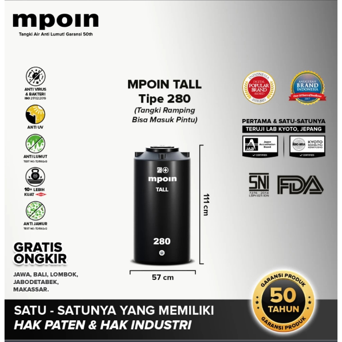 Tandon Air Mpoin Tall 280 / Toren Air Ramping