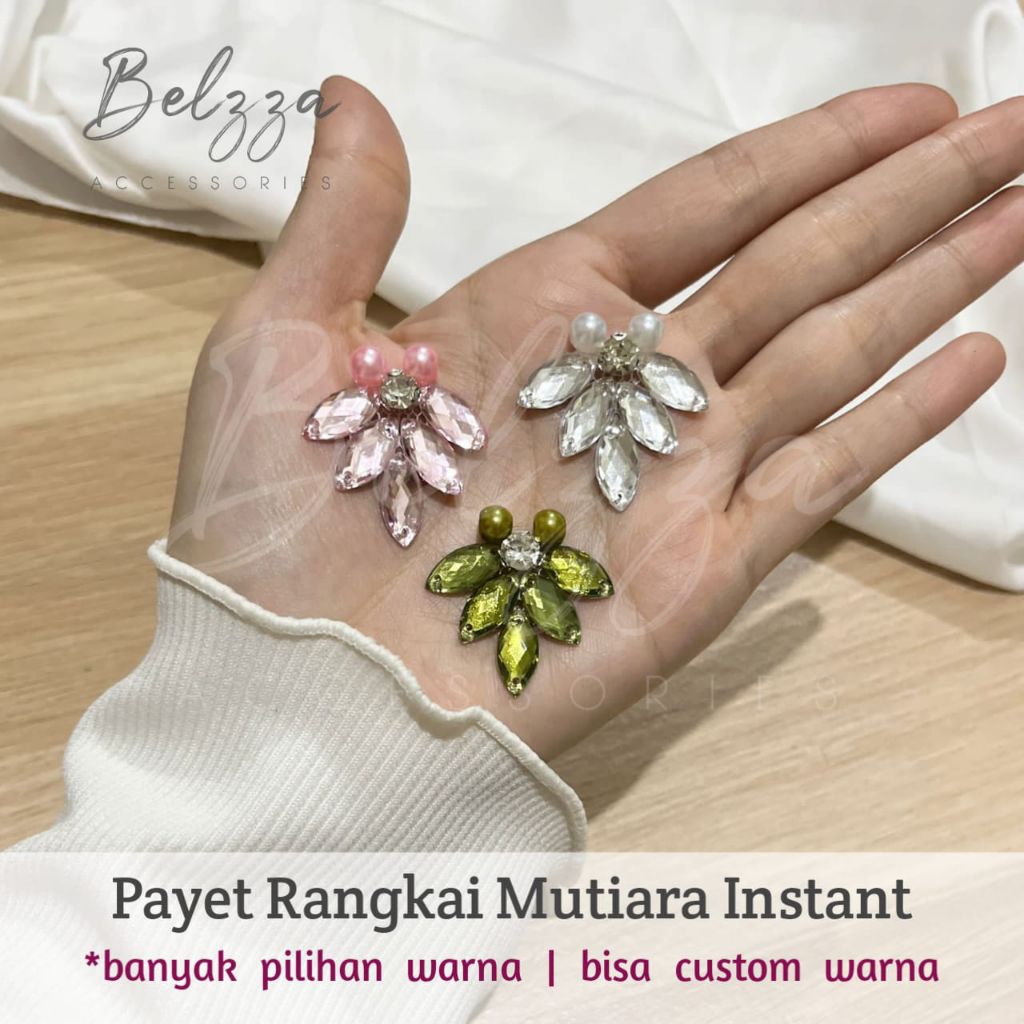 payet sampan, payet kristal, payet bening, payet kebaya, payet jahit, payet hias, payet bordir, paye