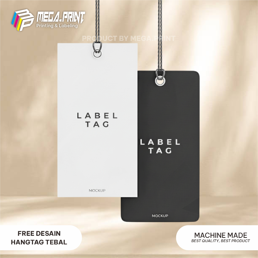 Hangtag Custom, 700 gsm ( Free Desain )