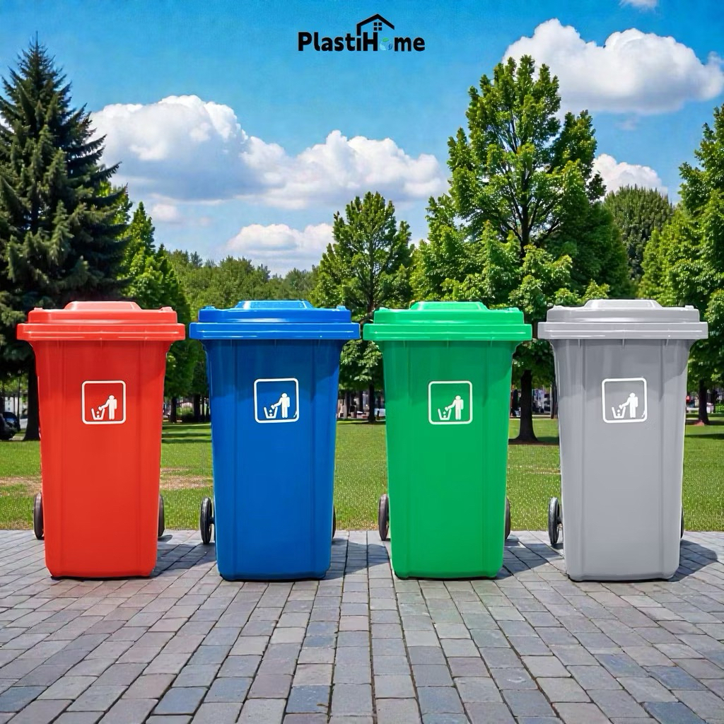 Tempat Sampah Roda 100Lt -120Lt - 240Lt  HDPE