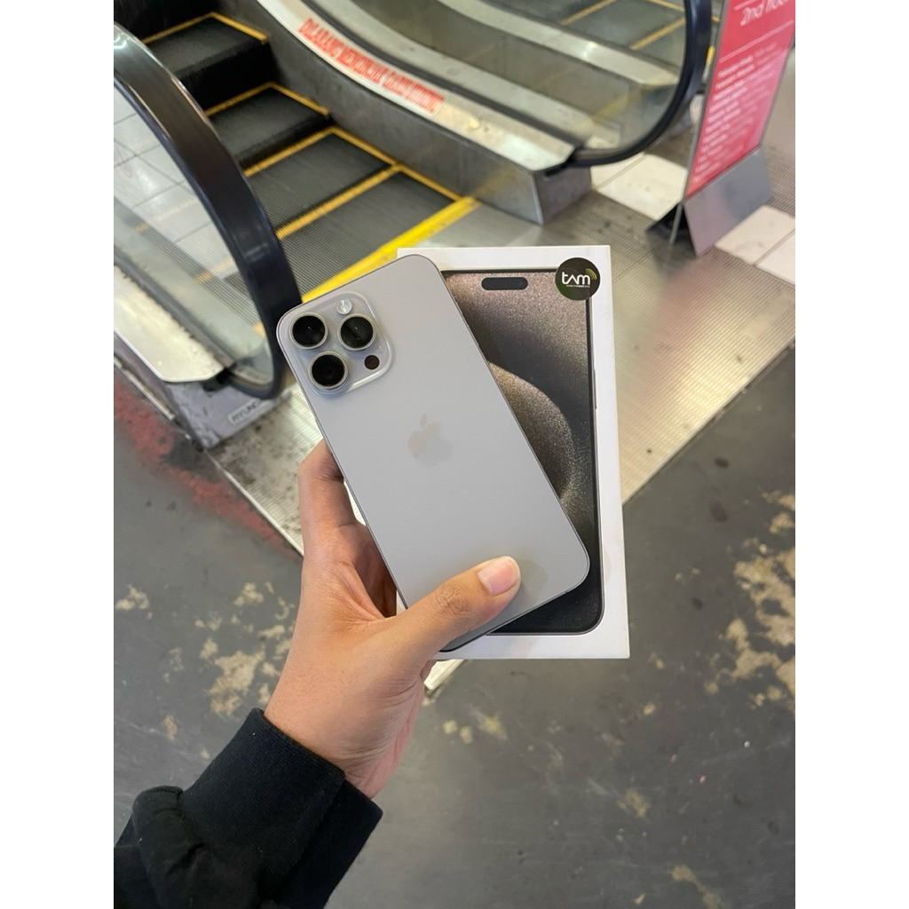 iphone 15 promax 512gb ibox second mulus fullset ori