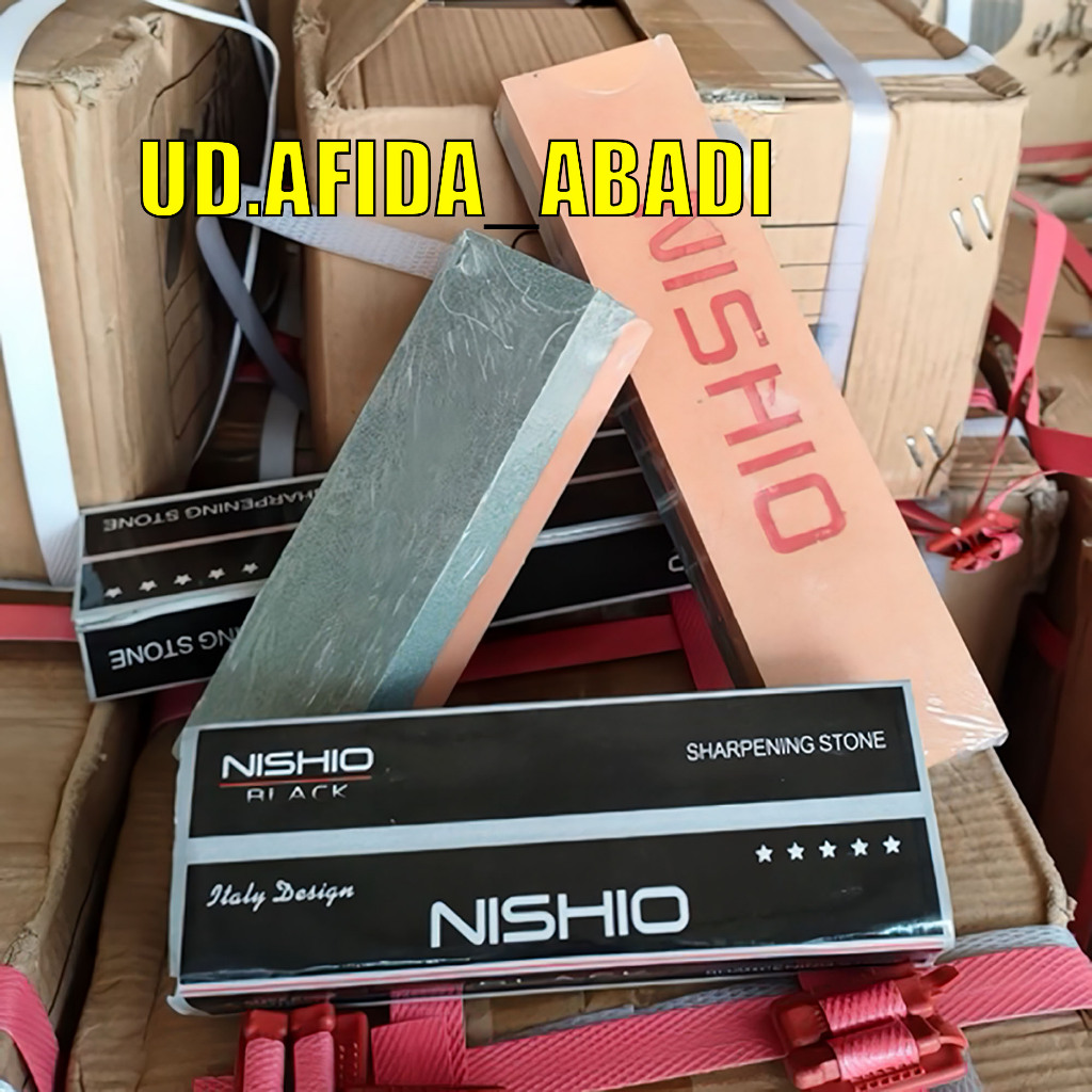 Batu Asah Pisau Nishio 8" atau 20 Cm Original / asahan pisau terbaik / batu asah pisau terbaik