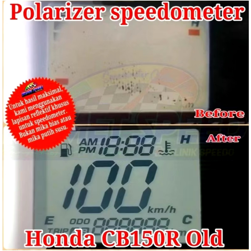 CBR POLARIZER LCD SPEEDOMETER HONDA CB150R OLD OLD
