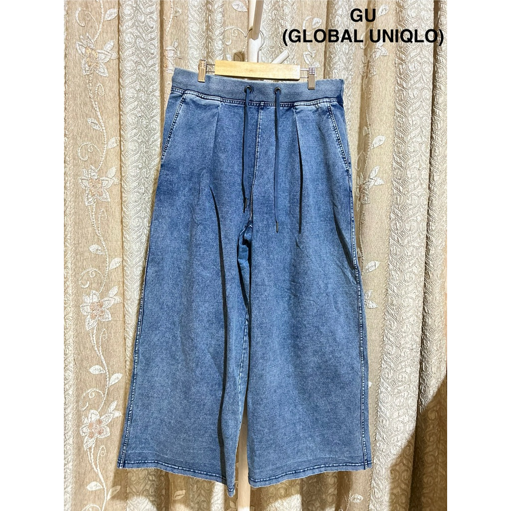 CELANA JEANS KULOT GU