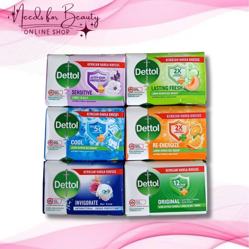 DETTOL 100 gram SABUN BATANG Dettol 100gr Sabun Mandi Dettol Besar