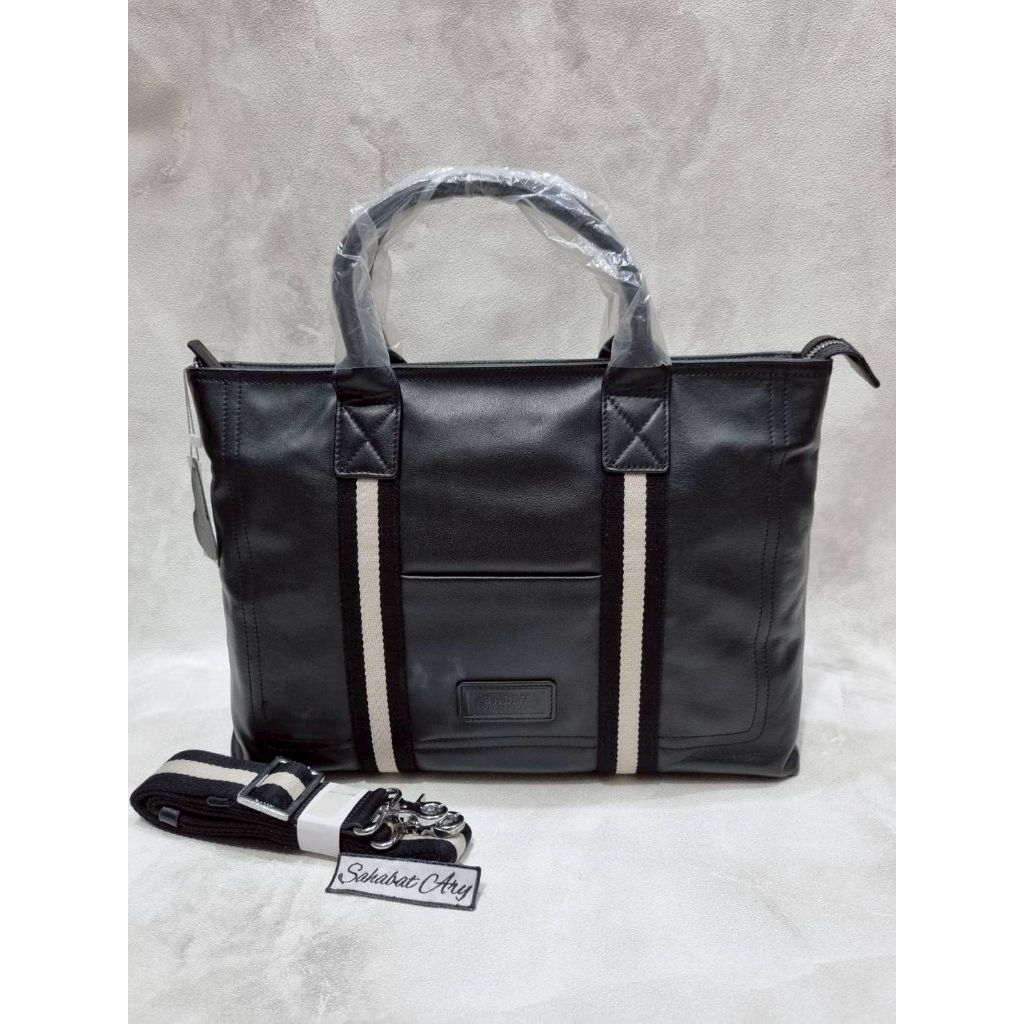 Tas Kantor Laptop Selempang Leather Bally B1940-5