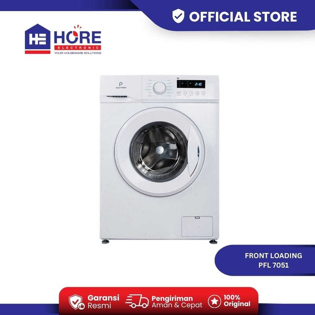 MESIN CUCI POLYTRON 1 TABUNG 7KG PFL 7051/ MESIN CUCI POLYTRON FRONT LOADING 7KG