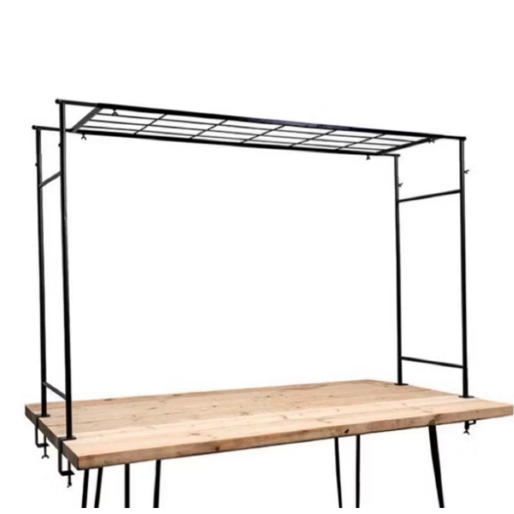 gawang meja prasmanan/table road double/dekorasi besi/dekorasi meja prasmanan