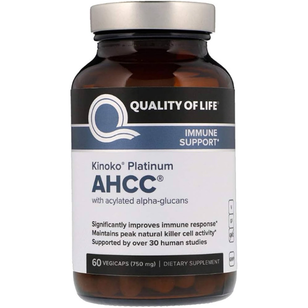 [pre order Jepang] Kinoko® Platinum AHCC®, 60 Vegicaps