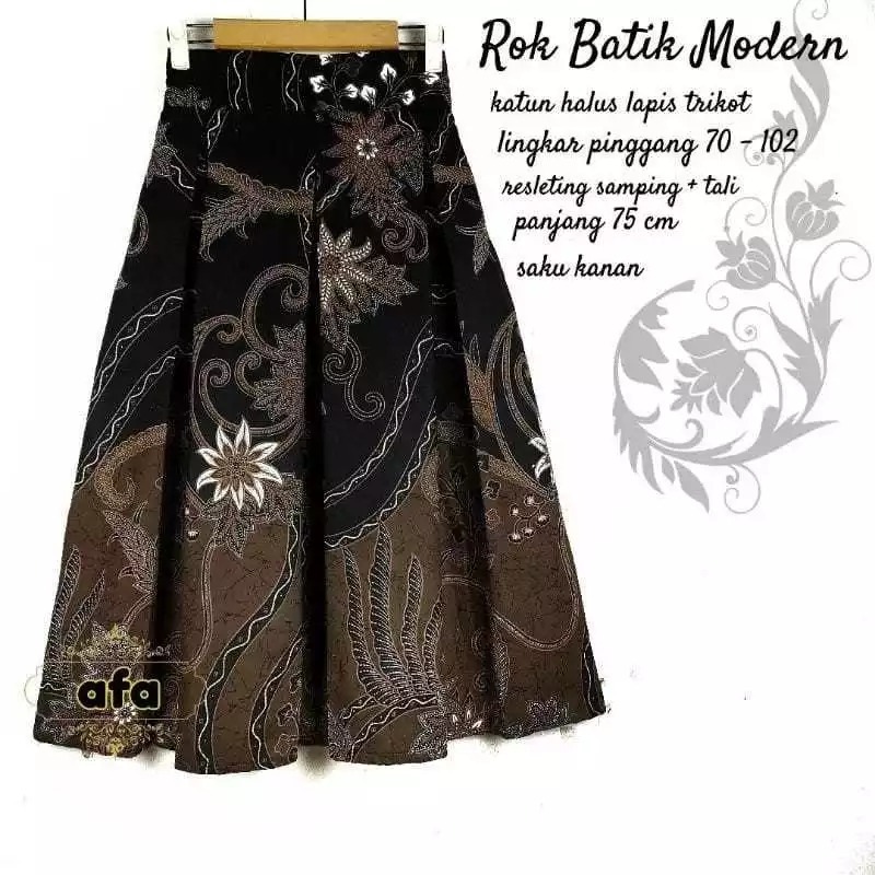 ROK BATIK MODERN / ROK BATIK 7/8 / BAWAHAN BATIK