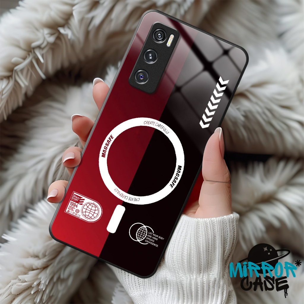 Softcase Untuk VIVO V20 SE Casing VIVO V20 SE V2022 V2023 SoftCase Kaca Glossy Cassing kilau Glass P