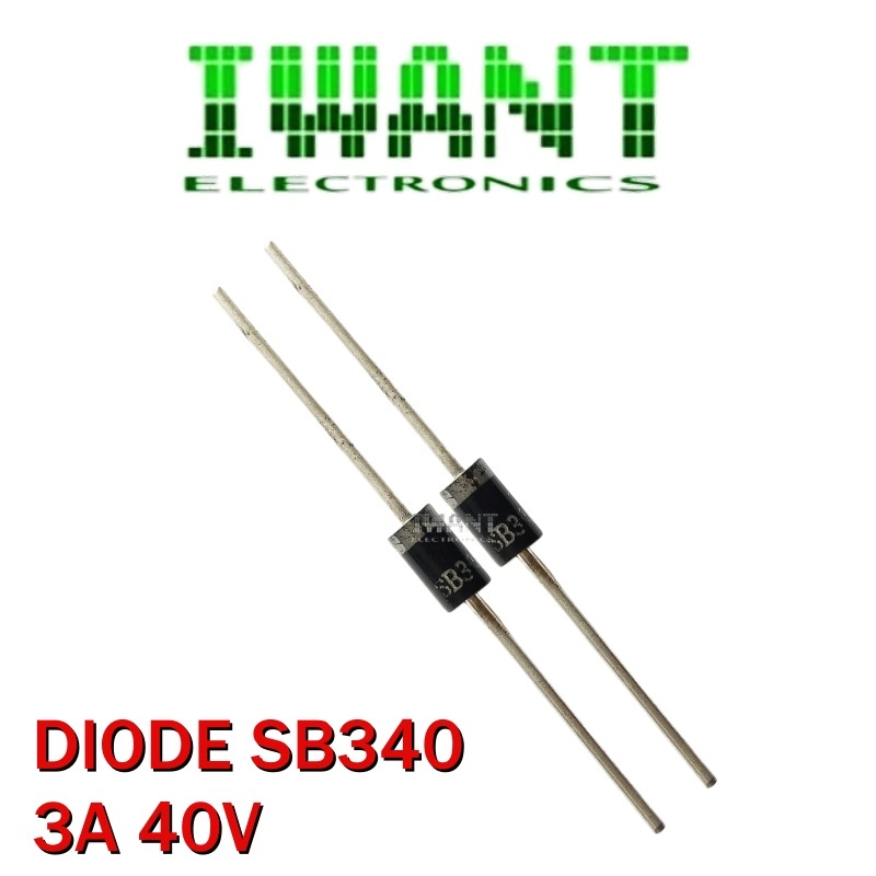 SB340 DIODA SB340 Schottky Barrier Plastic Rectifier 3A 40V DIODA 3A 40V