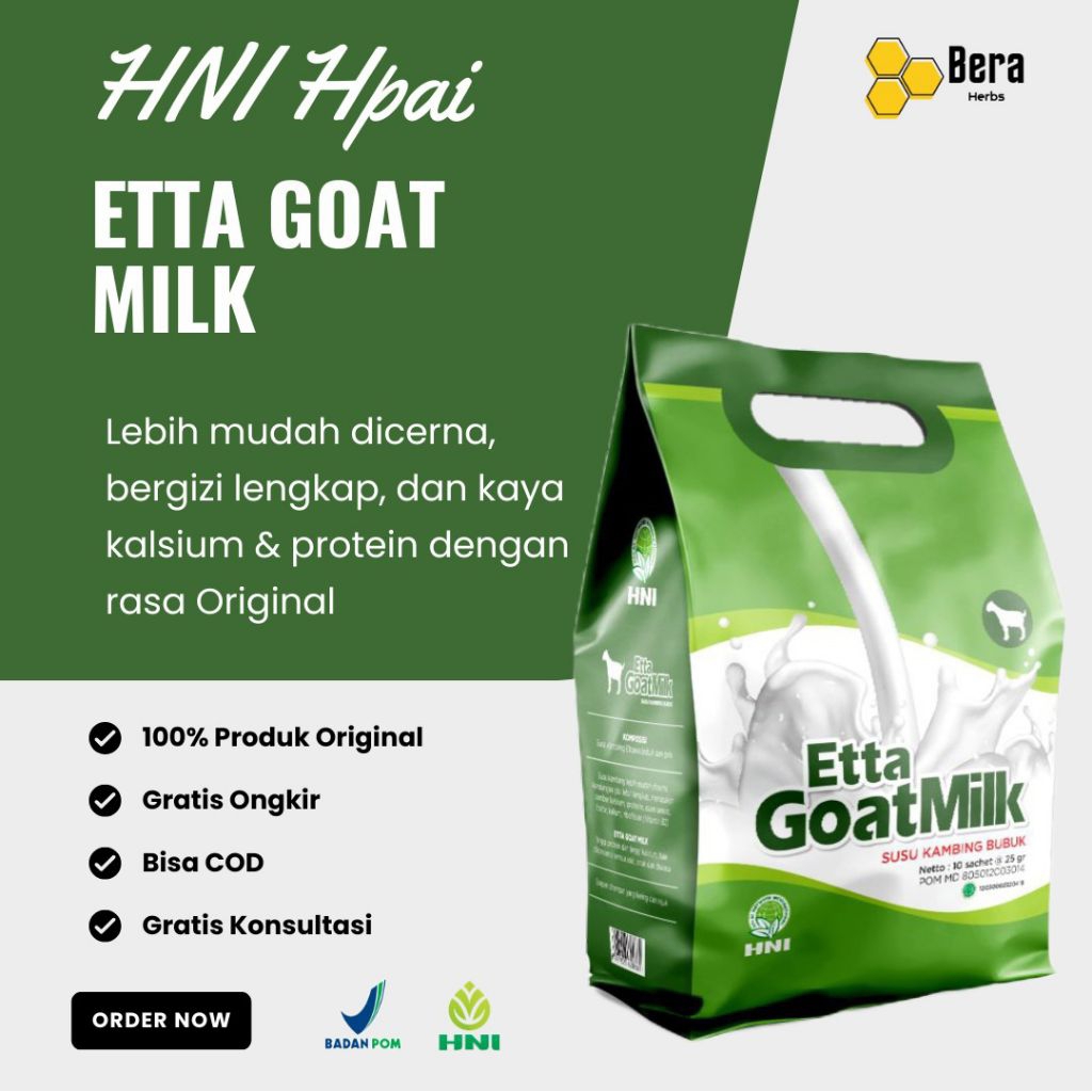 Etta Goat Milk EGM HNI Original – Susu Kambing Etawa Bubuk