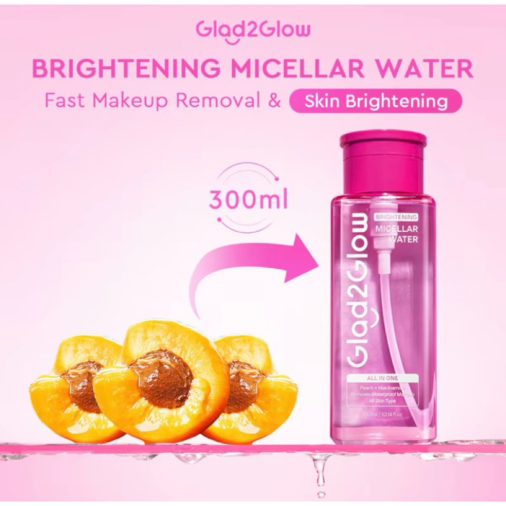New  G2g Micellar water brightening