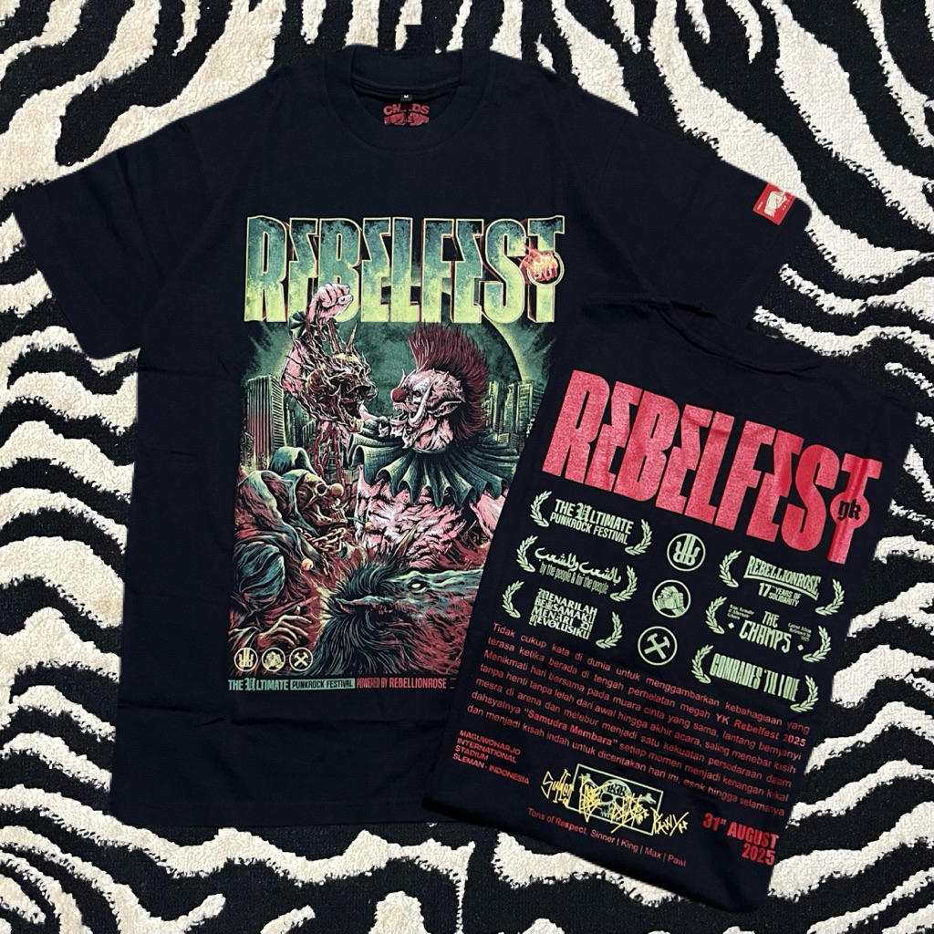 Rebelfest - Rob Riot | Official Merchandise | Cmrds Merch | Rebellionrose