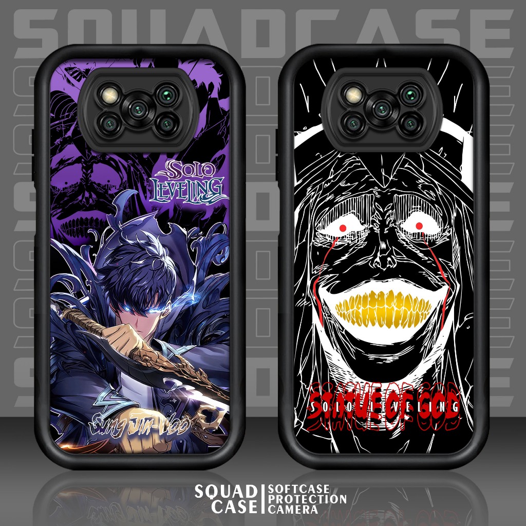 Case POCO X3 X3 PRO X3 NFC Motif [ SOLOLEVELING3 ] Cover Handhphone Casing Softcase Glossy Anti Jamu