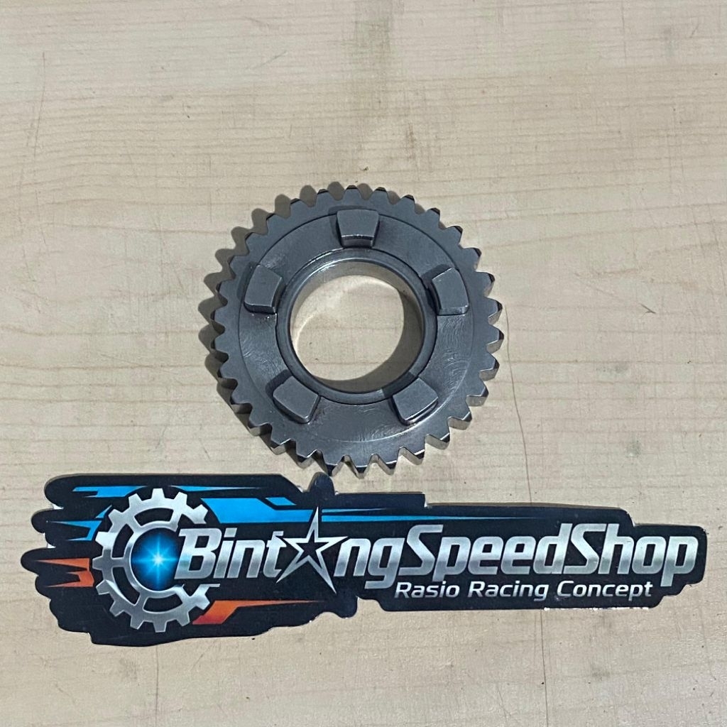 Rasio Racing Megapro/Mp gigi 5 mata 30T lawan std