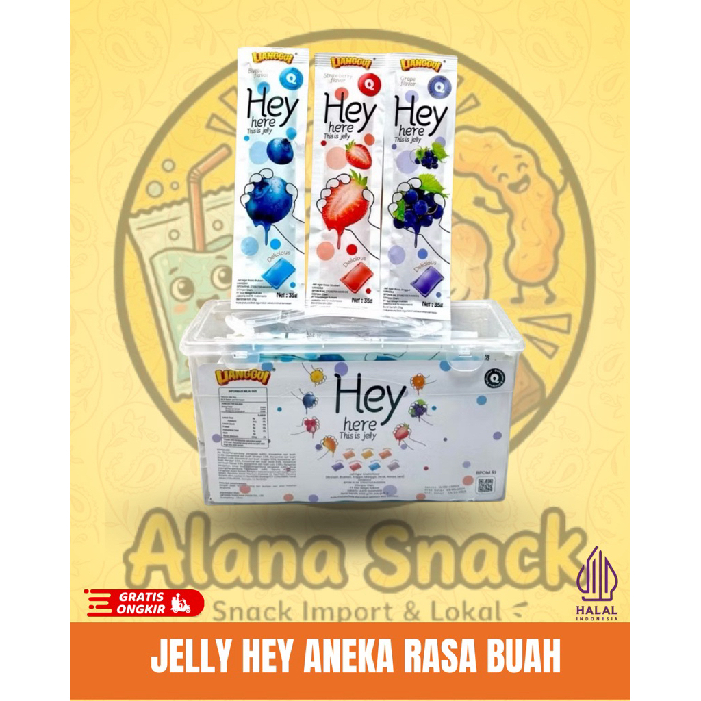 LIANGGUI Jelly Hey Jeli Rasa Buah