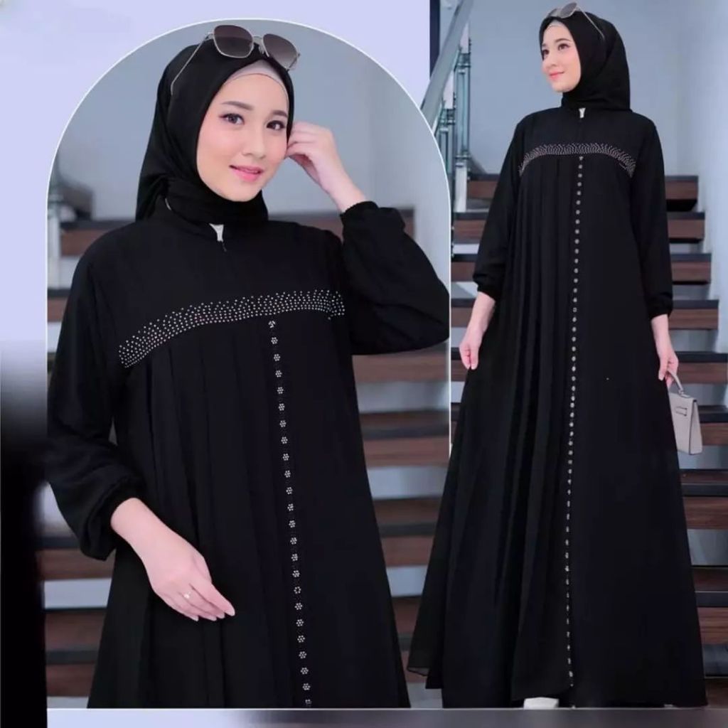gamis lebaran 2026 model gamis terbaru abaya