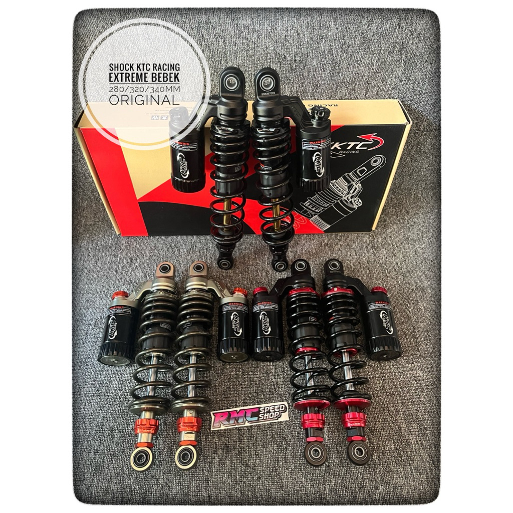 Shock Ktc racing extreme bebek ukuran 280mm 320mm 340mm original / Shock Ktc extreme bebek ukuran 28