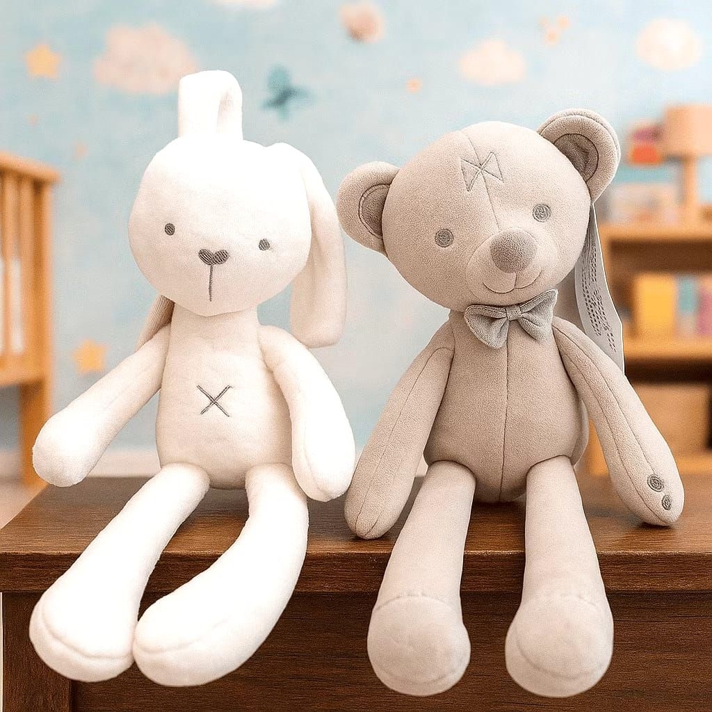 Boneka Kelinci Mainan Bayi Lucu Boneka Binatang Sangat Lembut dan nyaman untuk Anak