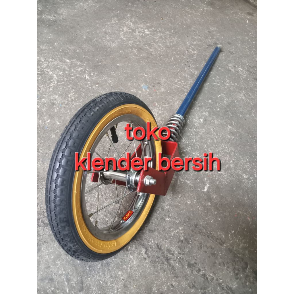 roda gerobak dorong / roda gletrek ban sepeda baru