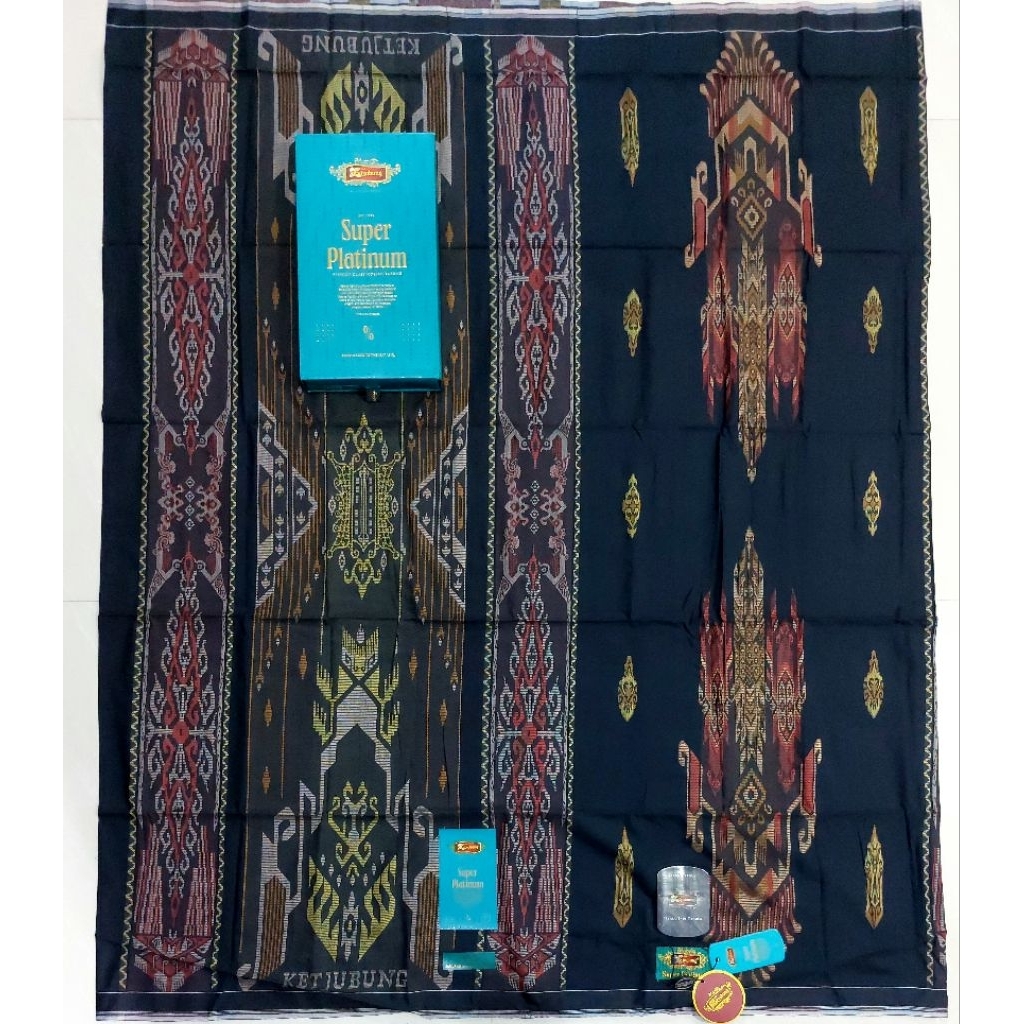 SARUNG KETJUBUNG PLATINUN DAN SUPER PLATINUM MOTIF GSI JGS TPI GRADE GOLD