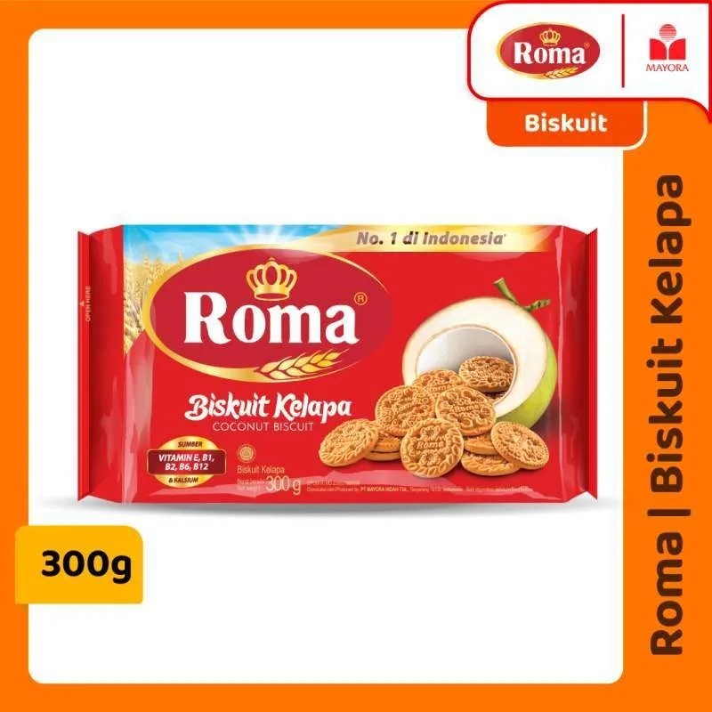 Biskuit Roma Kelapa 300 Gram