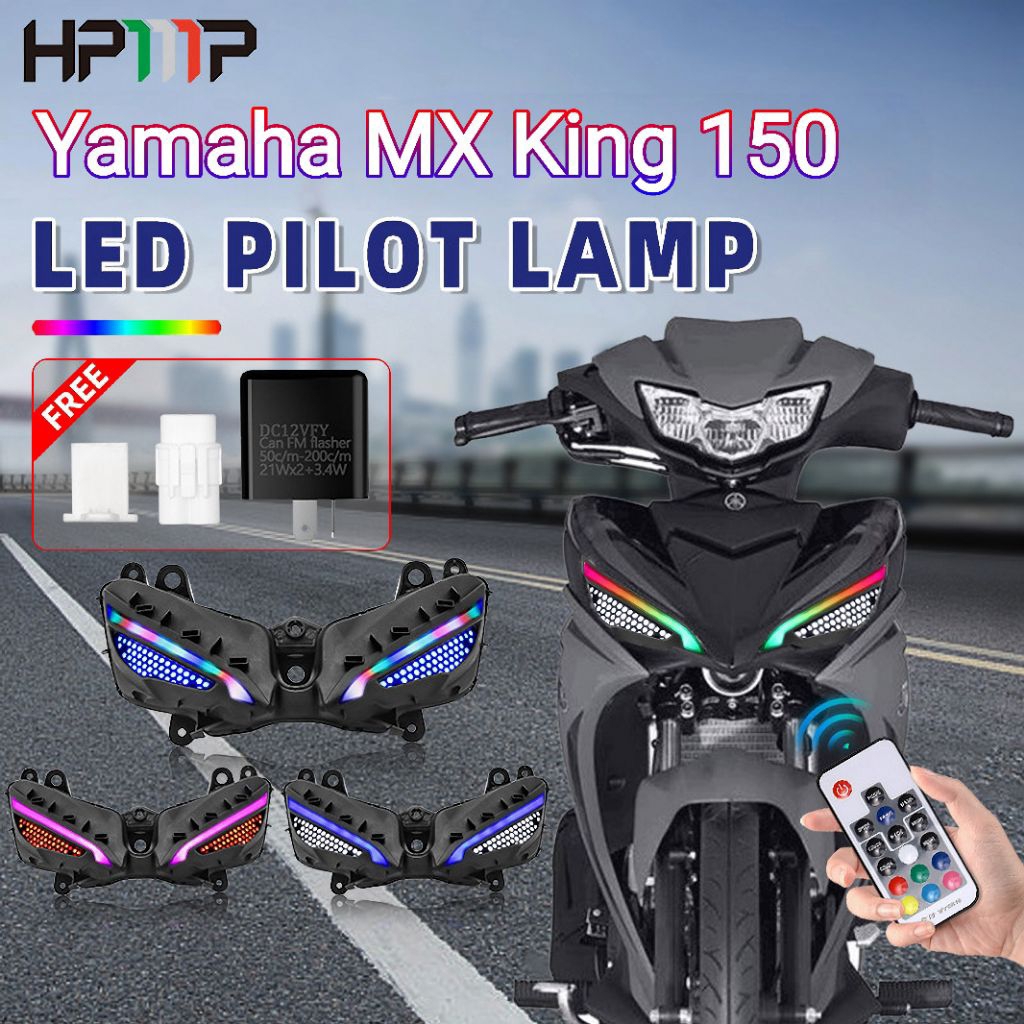 HPMP Lampu Sein Sepeda Motor Yamaha MX King 150 Modifikasi LED HP-D190 dengan Remote Control untuk Y