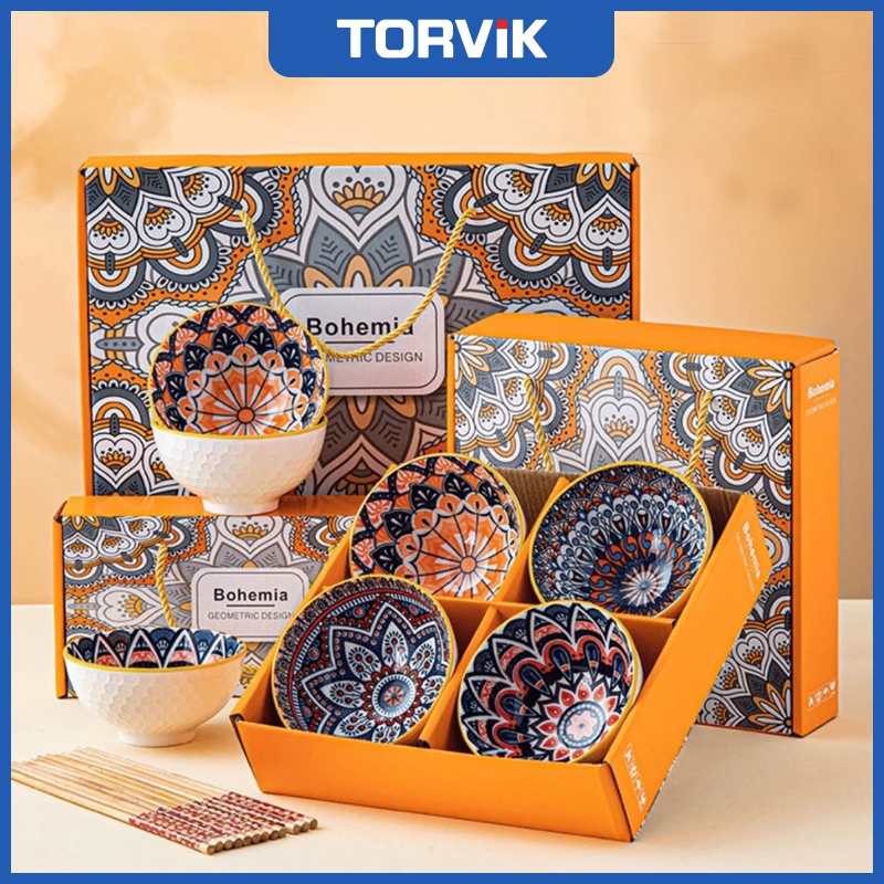 Torvik - Hampers Mangkok Set | Hampers Piring Keramik Set | Parcel Keramik Set |  Gift Set Hampers |