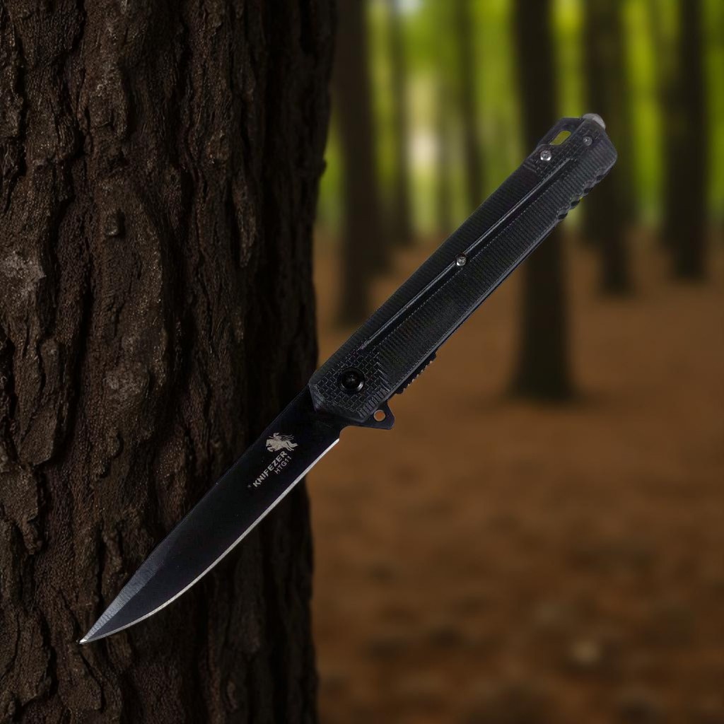pisau lipat outdoor bushcraft portable knife survival tool
