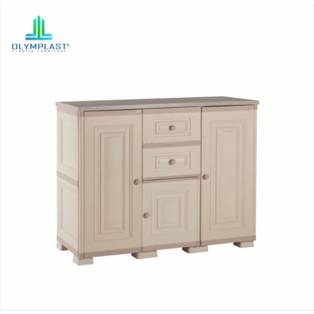 Lemari Kabinet Plastik Penyimpanan Olympic Olymplast OTC CREDENZA
