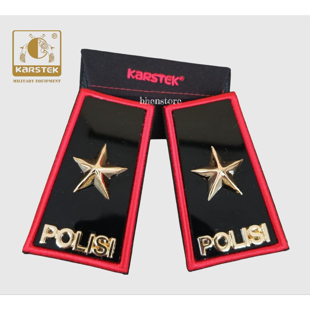 pangkat pdh Brigjen polisi original karstek