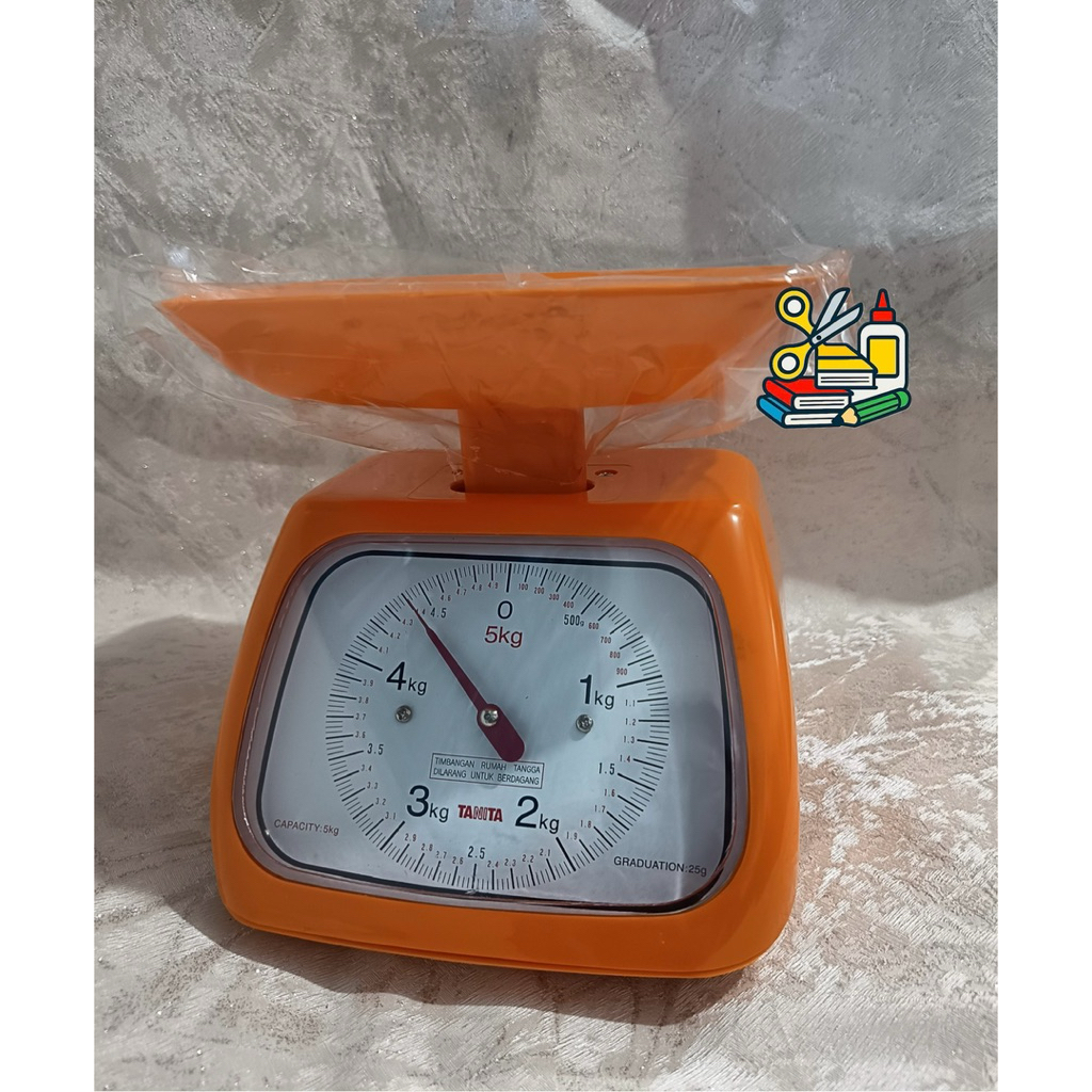 Timbangan Dapur Tanita 5 Kg – Timbangan Rumah Tangga Manual dengan Nampan