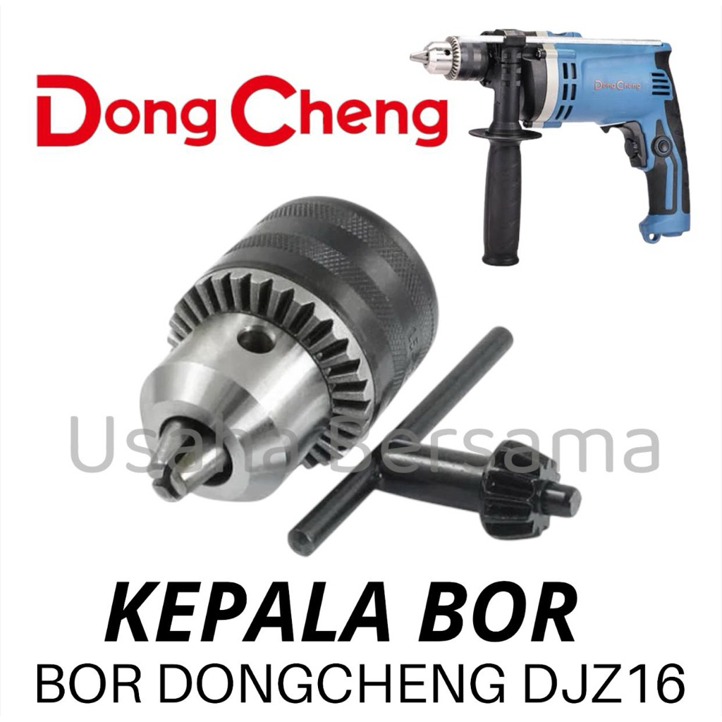 KEPALA BOR DONGCHENG DJZ16 CHUCK BOR DONG CHENG DJZ 16 UJUNG MESIN BOR DJZ16 SHI SAN