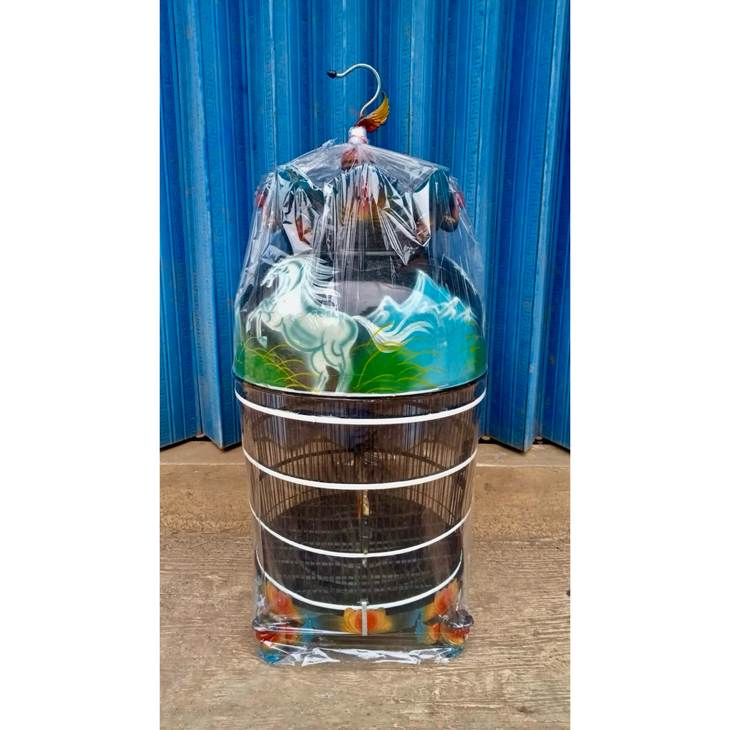 sangkar perkutut fiber kreto