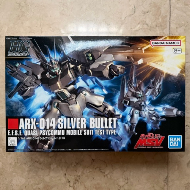 HG 1/144 ARX-014 Silver Bullet Bandai MIB