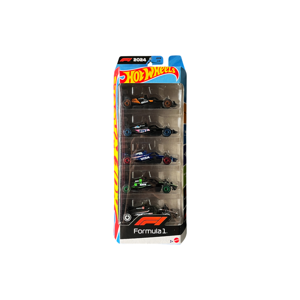 Hot Wheels 5 Pack F1 2024