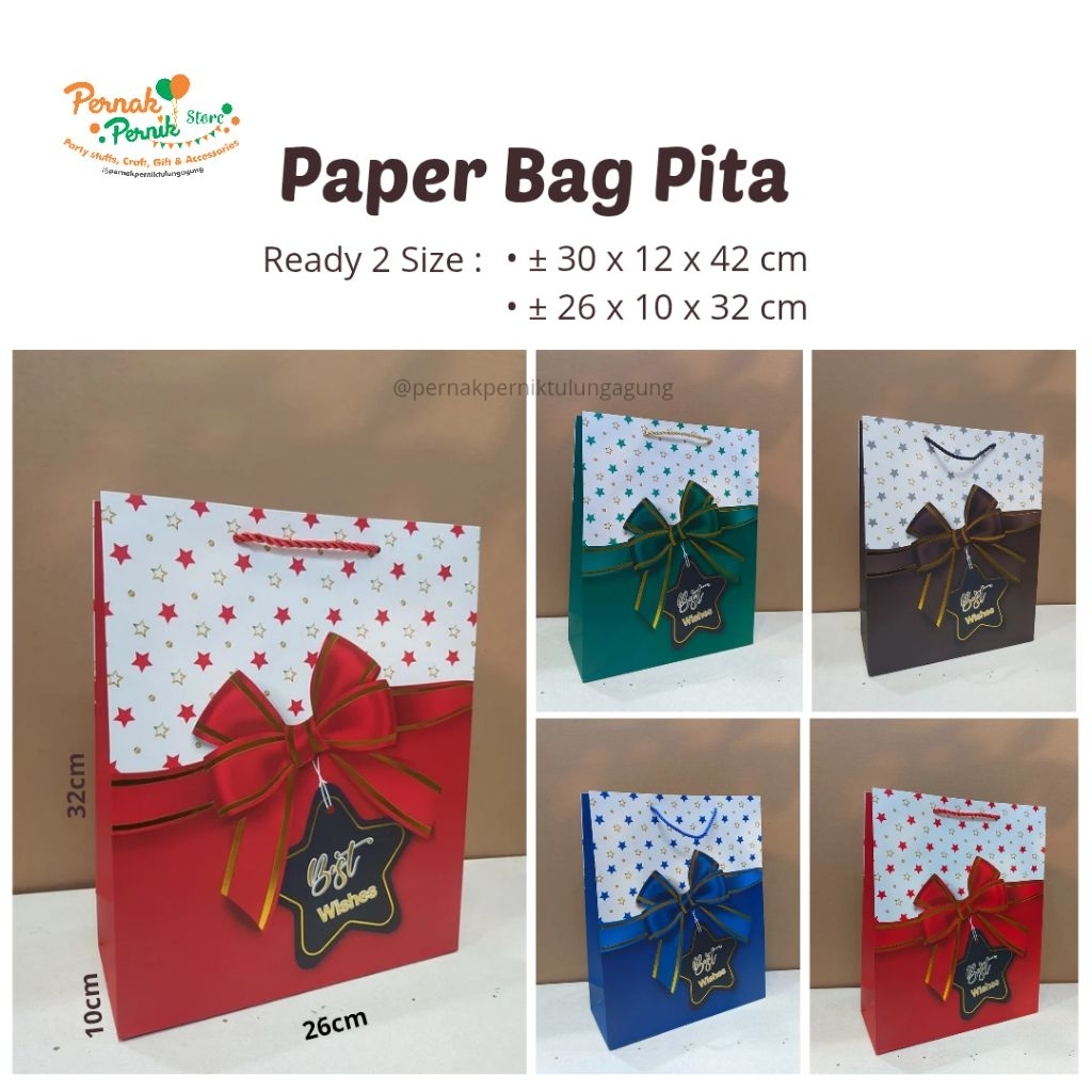 Paperbag Motif Pita/Paperbag Pita