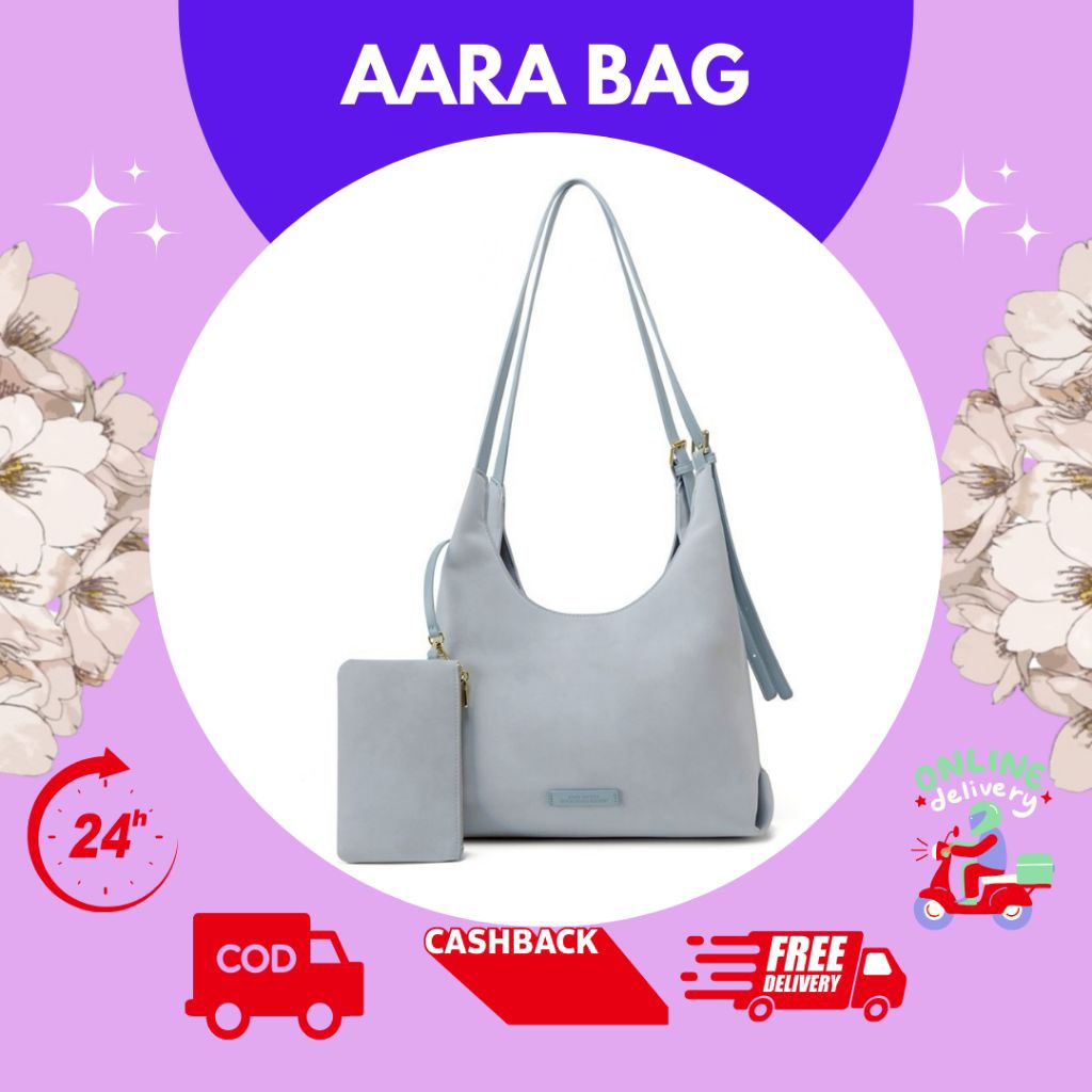 AARA BAG by JIMSHONEY SEMARANG Tas Selempang Wanita Shoulder Bag Sling Bag Cewe COD Instan
