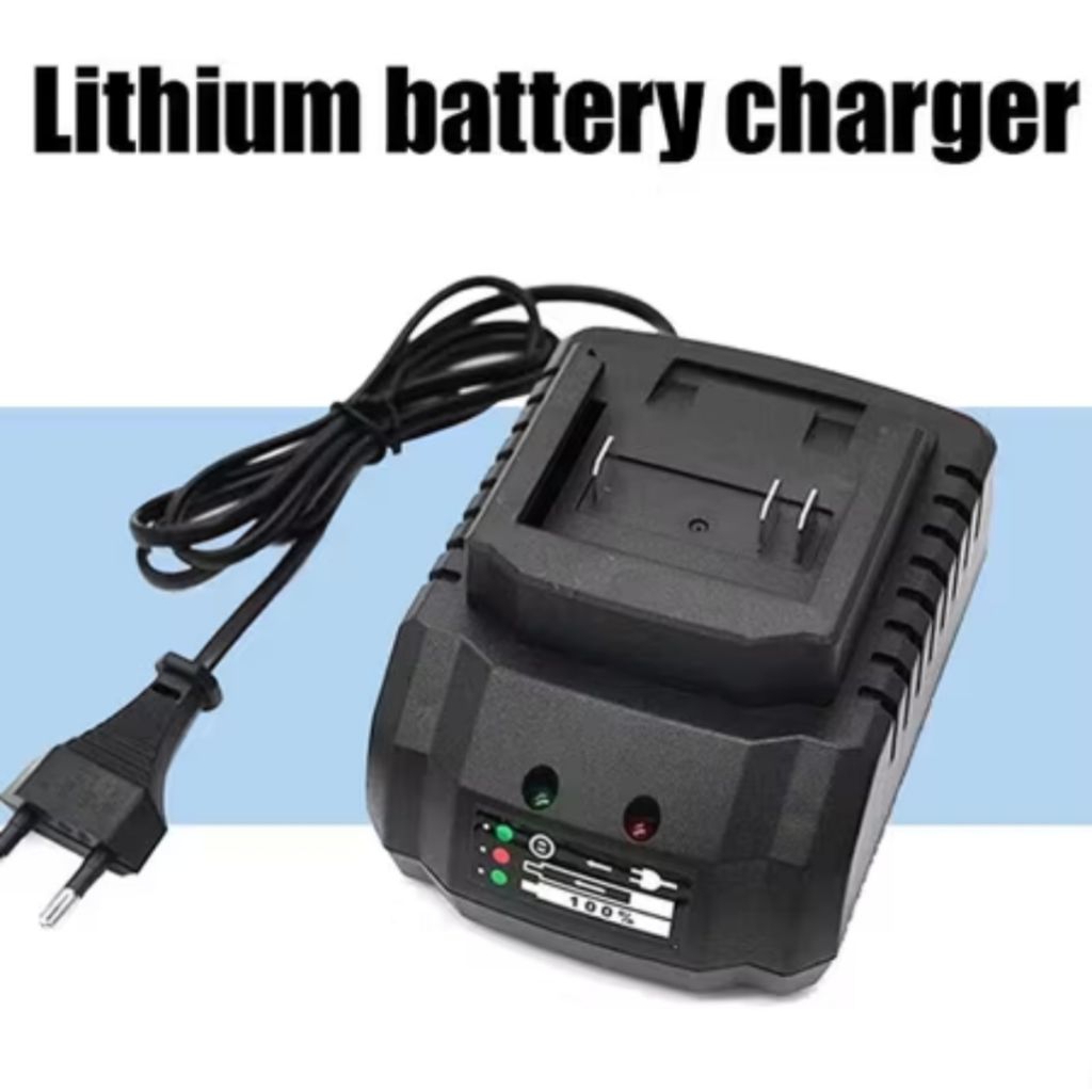 Alat Cas Charger Baterai Lithium Fast Bor Gerinda alat Cuci motor mobil AC Elektrik